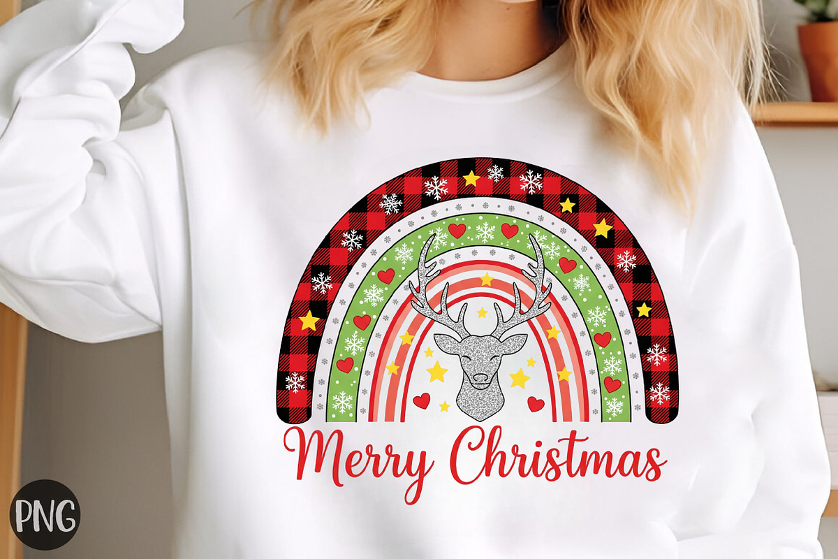 Merry Christmas Rainbow Sublimation, an Illustration by Libby Wishes (Photo 1 of 6)