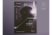 Music concert poster template, a Social Media Template by fashionaddict (Thumbnail 3 of 5)