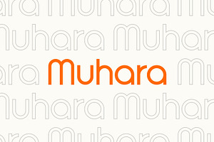 Muhara | Modern Sans Serif Font