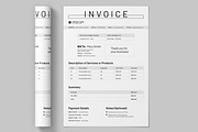 Invoice Template Layout, a Stationery Template by ContestDesign (Thumbnail 3 of 3)