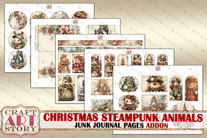 Christmas Steampunk Animals ADDON