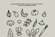 Fruit & Vegetable Illustrations, a Food Illustration by happpydesign (Thumbnail 7 of 11)