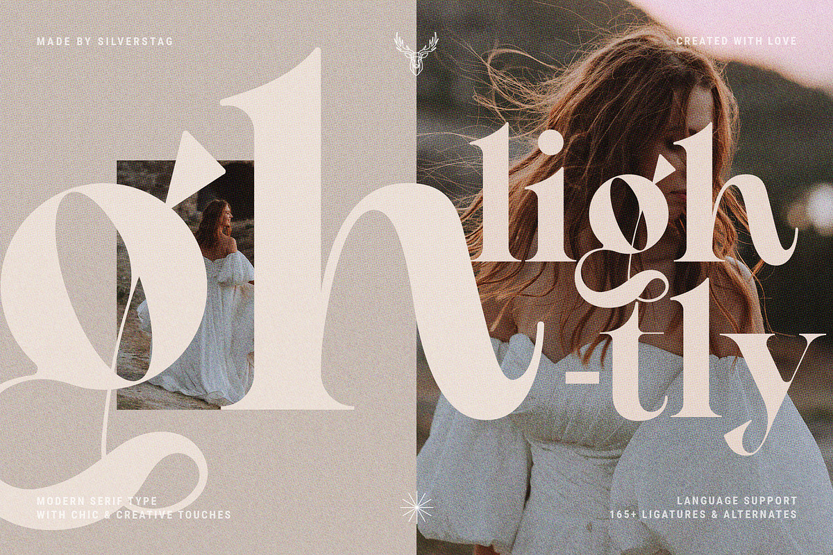 RATHER RISQUE - Ligature Serif Font, a Serif Font by SilverStag Type Foundry (Photo 8 of 27)