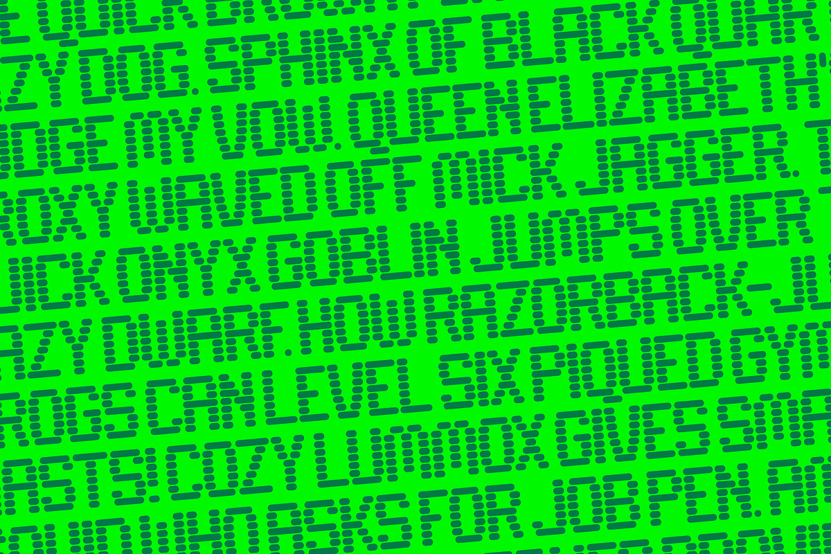 NODE, a Sans Serif Font by Loudoun Design Co. (Photo 4 of 5)
