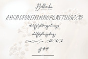 New abdet Bellindia, a Script Font by mightype (Thumbnail 11 of 13)