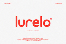 Lurelo | A Modern Logo Font
