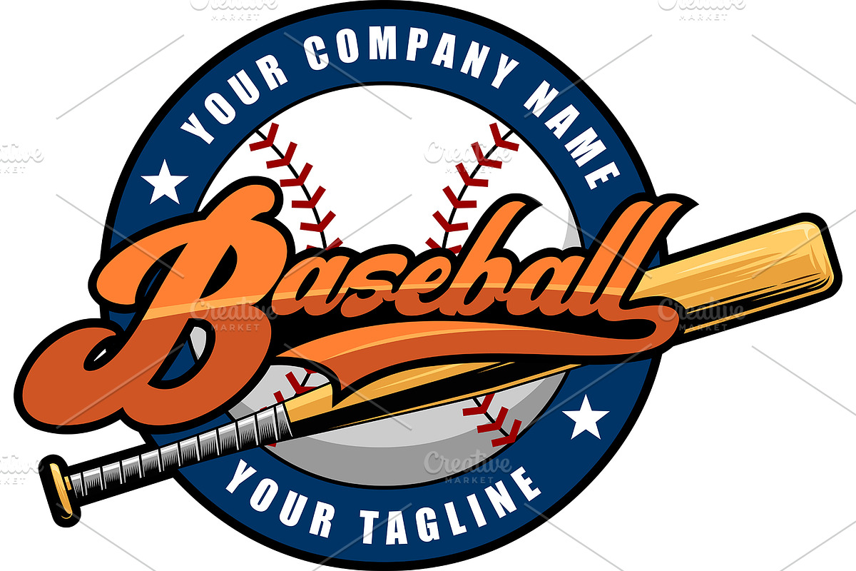 Baseball Graphic Logo Design, an Illustration by HitToon