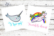 Unicorn set, a Pattern Graphic by Vavavka (Thumbnail 8 of 14)
