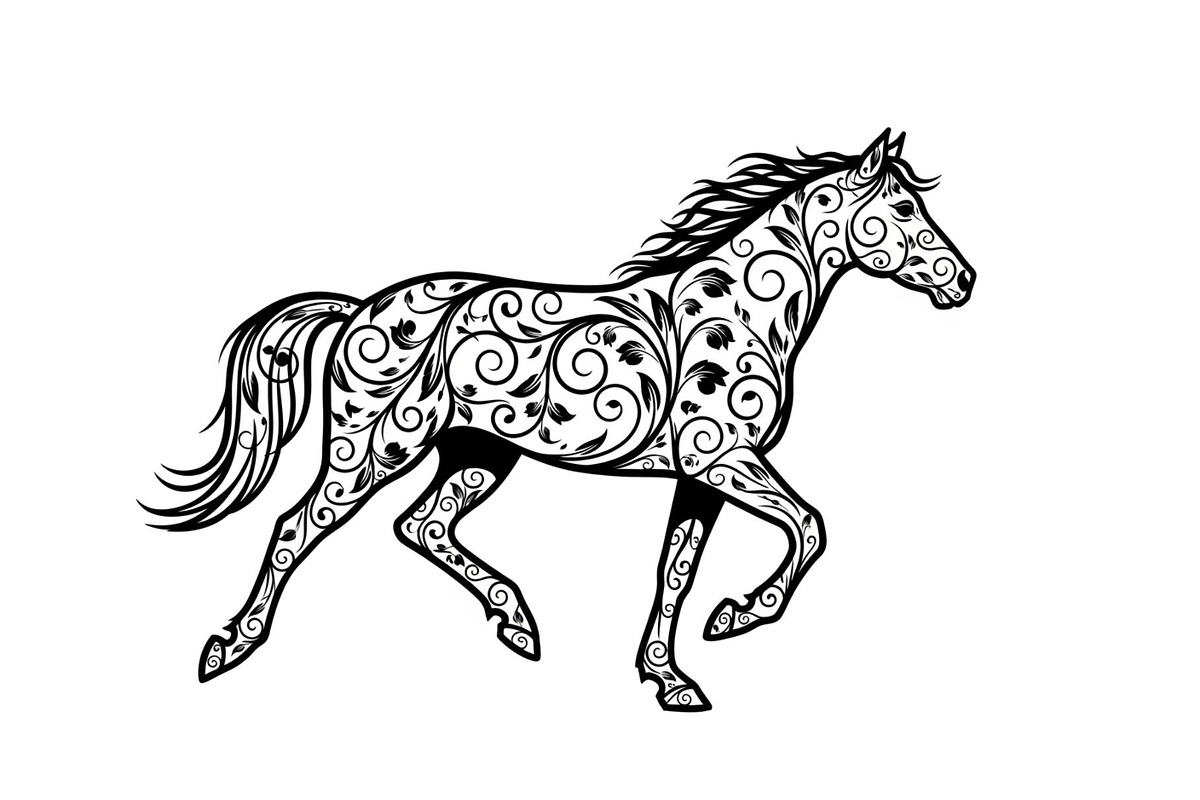 Running Horse Silhouette SVG Bundle, an Illustration by Creativeshirt (Photo 15 of 31)