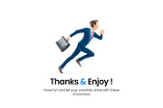 Businessman – Set of 50 Poses, a Person Illustration by 3DMask (Thumbnail 6 of 6)