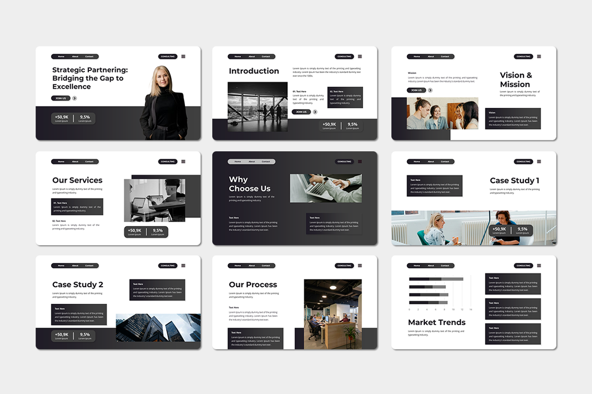 Strategic Partnering - PowerPoint, a Presentation Template by QR Design Studio (Photo 2 of 3)
