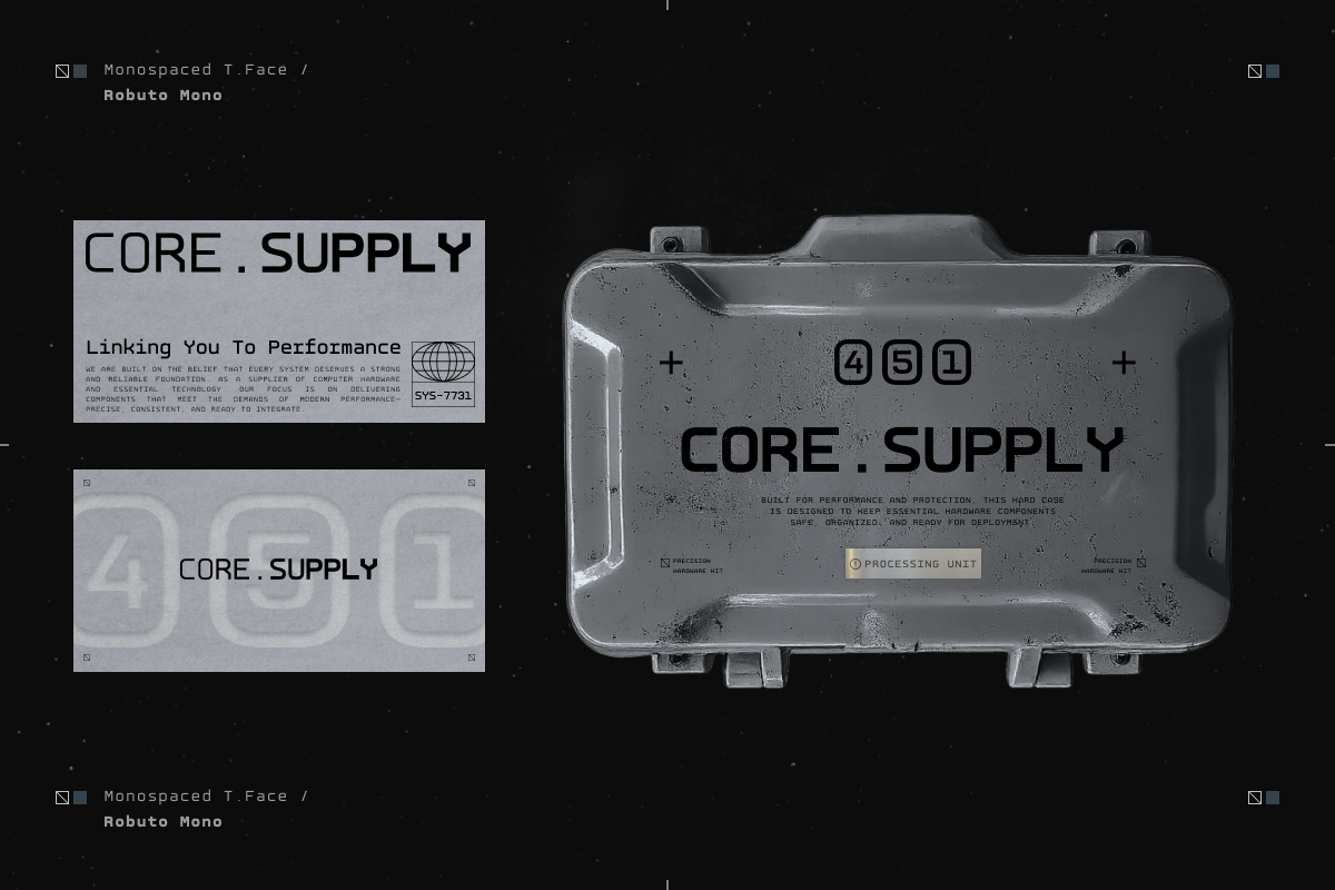 GC Robuto Mono-Futuristic Monospace, a Sans Serif Font by Glyphonic (Photo 13 of 16)