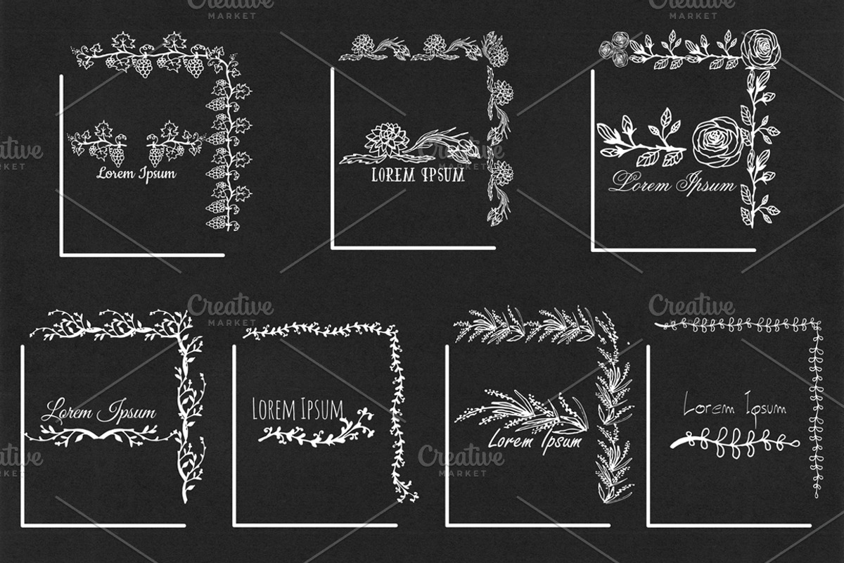 Set of vector patterned brushes, a Brush Add-On by Elena Terzi (Photo 4 of 5)