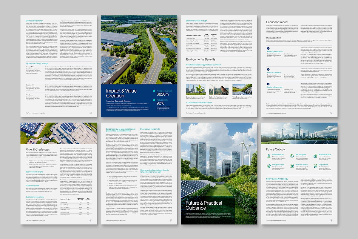 Digital Brochure & Ebook Template, a Brochure Template by BrandPacks (Photo 3 of 6)