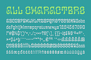 CS Polisade – Psychedelic Font, a Sans Serif Font by Craft Supply Co. (Thumbnail 8 of 8)