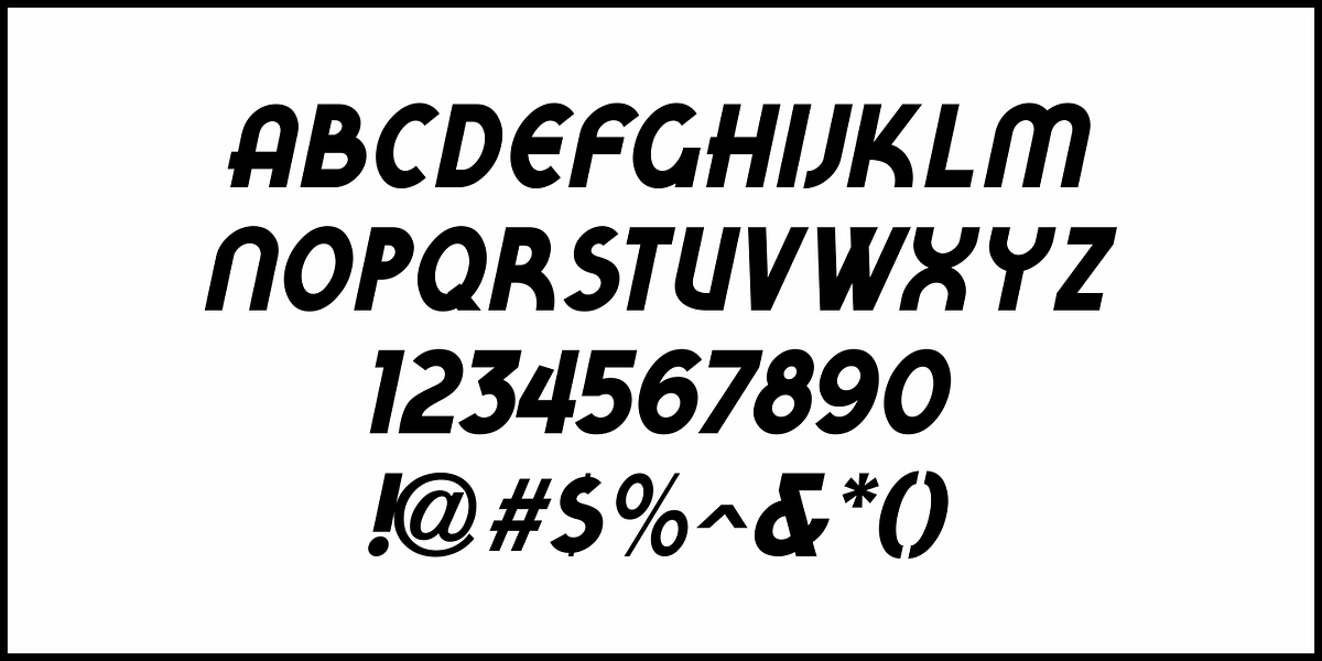 Throughway JNL, a Sans Serif Font by Jeff Levine Fonts (Photo 5 of 5)