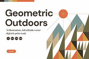 Geometric Outdoor Scenes