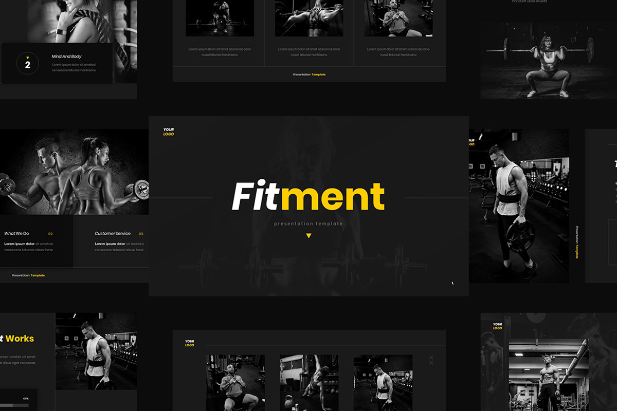Fitment - Fitness Powerpoint, a Presentation Template by Design Persona (Photo 1 of 5)