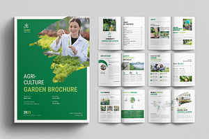 Agriculture Garden Brochure Template