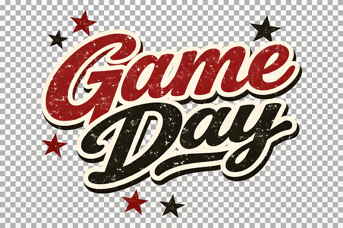 Retro Game Day PNG Tshirt Sports, a Sport Illustration by SugarCloudStudioArt (Photo 6 of 6)