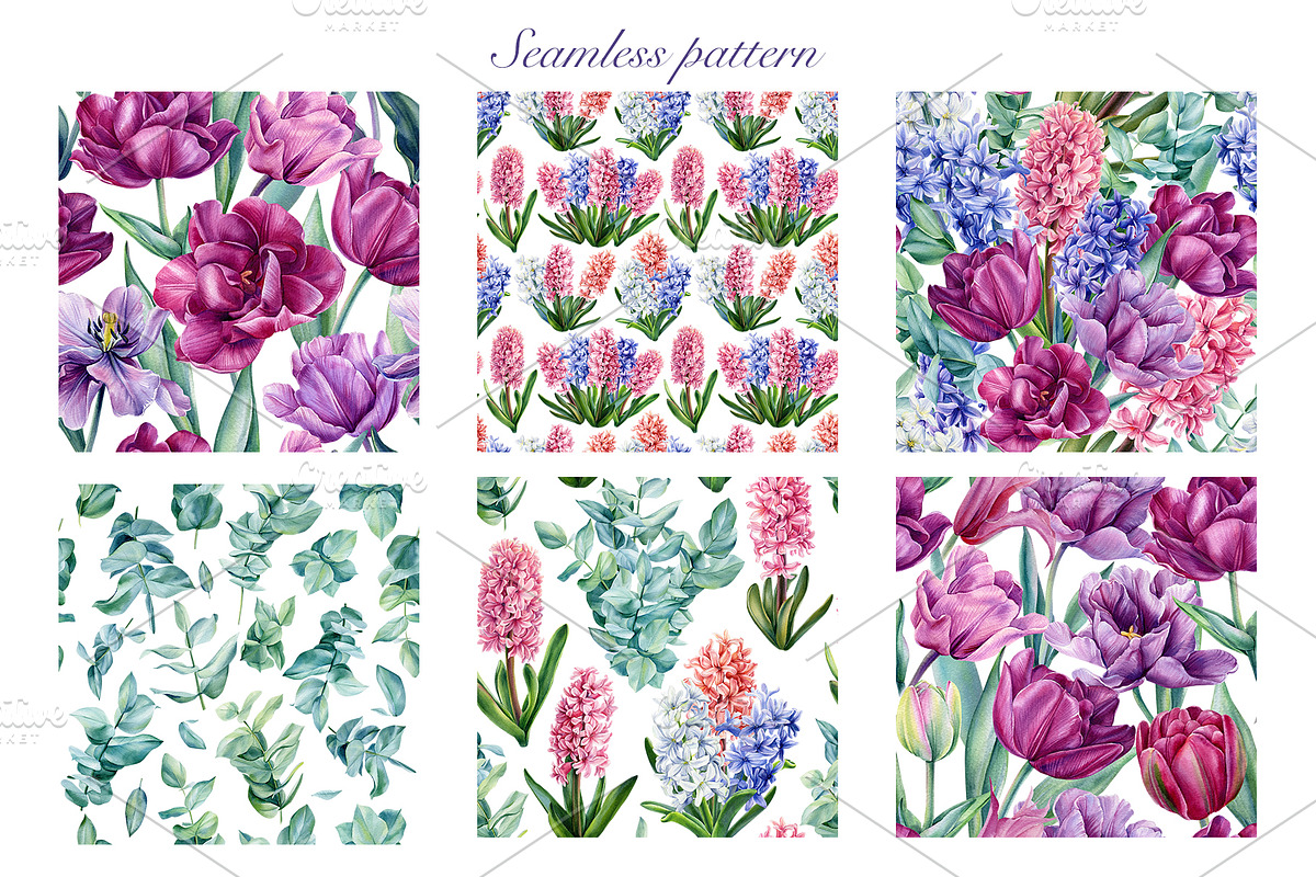 Floral painting spring bouquet, an Illustration by Hanna Hryharenka (Photo 5 of 14)