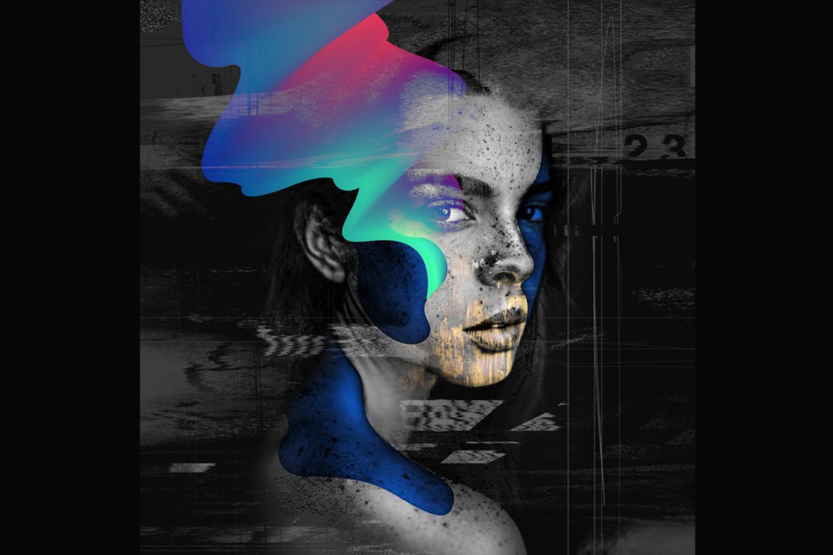 Human~7 Abstract Posters, a Texture Graphic by picnictubesworld (Photo 2 of 8)