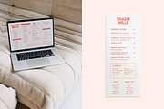 Premium Restaurant Menu Template Set, a Print Template by Soigné Branding Studio (Thumbnail 6 of 11)