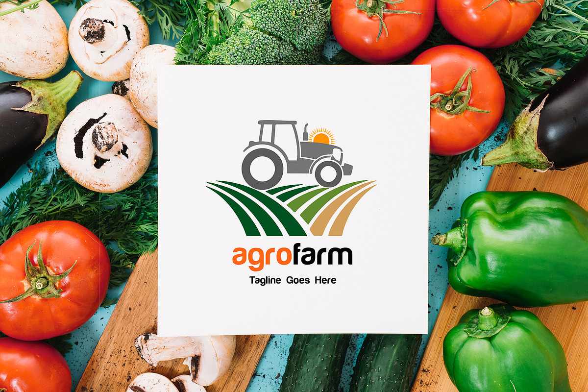 Agriculture Logo Design Template, a Branding & Logo Template by YUDesignStore (Photo 8 of 8)
