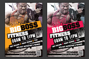 BigBoss Fitness Flyer Template, a Flyer Template by anchor_point_heshan (Thumbnail 2 of 3)