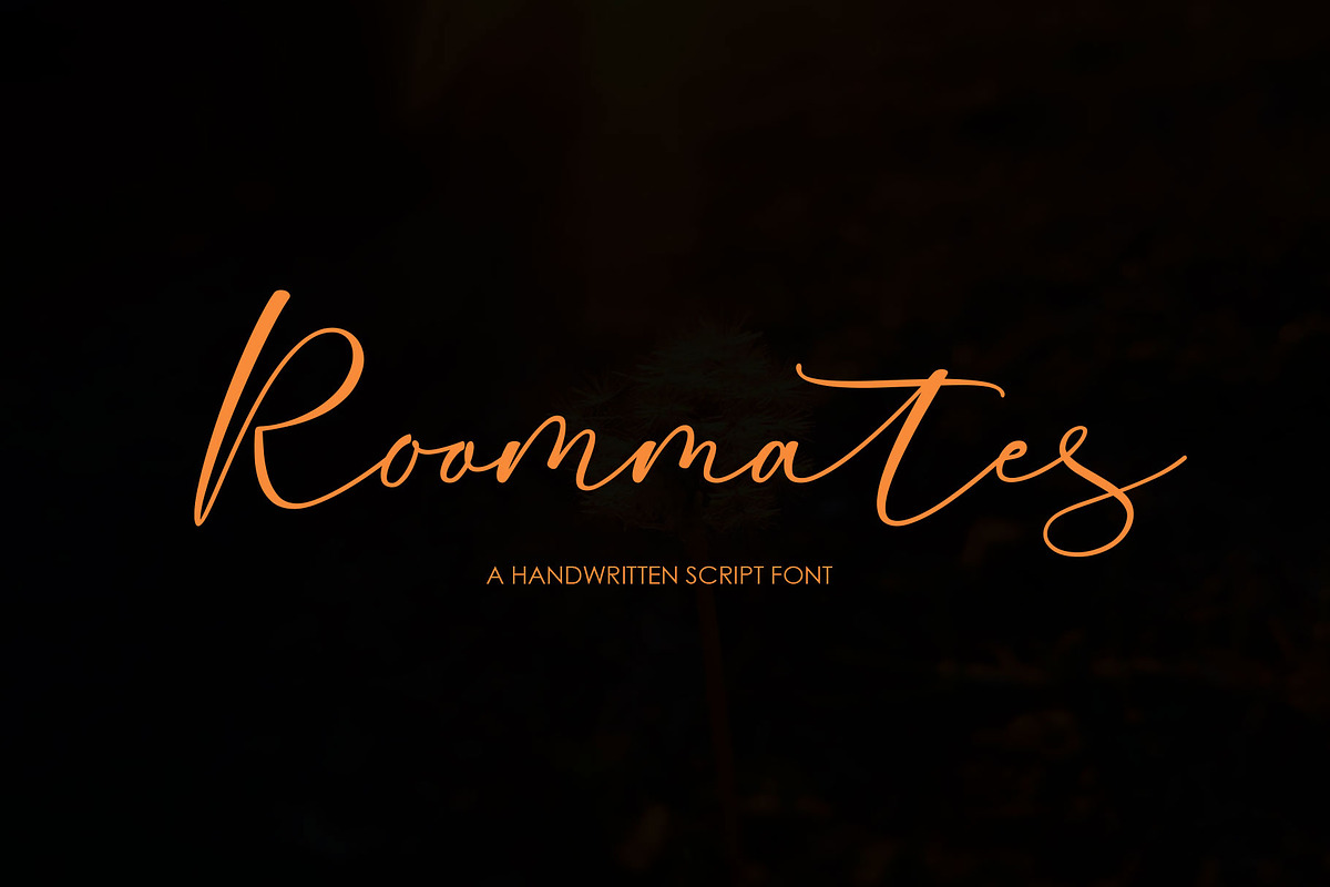 Roommates Script (Reguler & Slant)