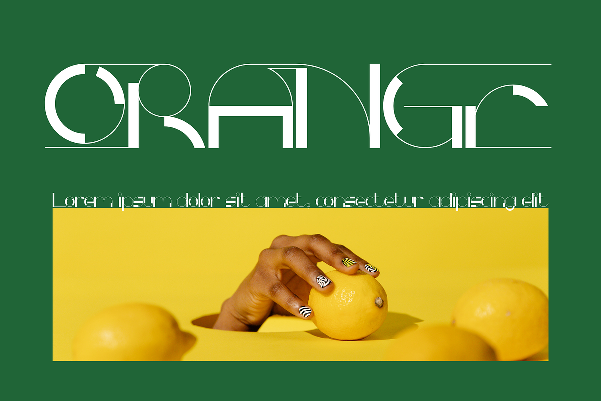 CARVING CHAPTER - ART DECO FONT, a Sans Serif Font by 177Studio (Photo 2 of 8)