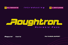 Aougtron | Athletic Font