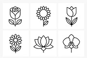 Bundles Set Organic Cosmetic Icons, an Outline Icon by adenpinkstore (Thumbnail 4 of 11)