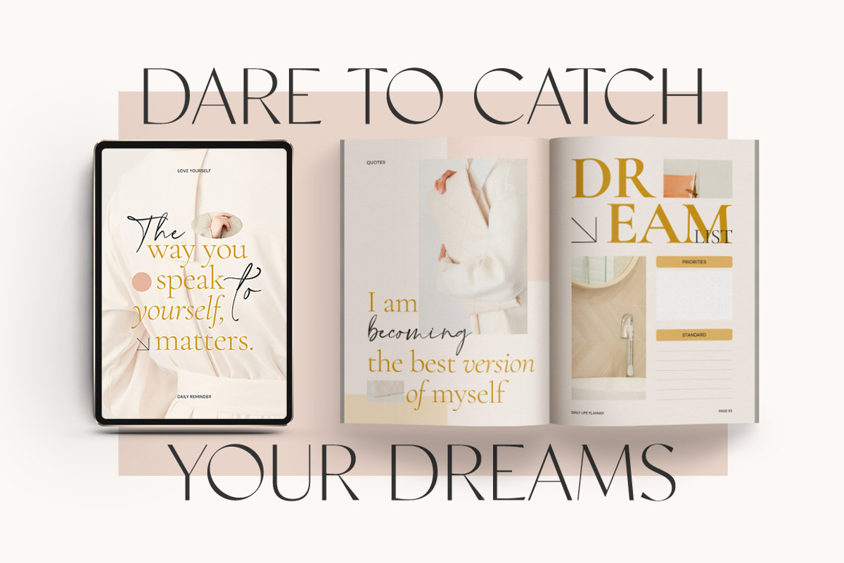 SALE 2024 Planner & Journal CANVA PS, a Magazine Template by Eviory (Photo 13 of 27)