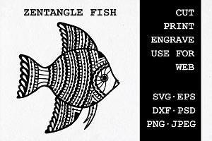 Zentangle Fish