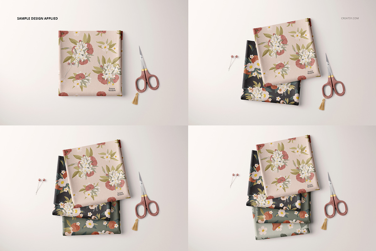 Folded Fabris Mockup (24/FFv.11), a Product Mockup by creatsy5 (Photo 4 of 8)