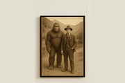 Custom Sasquatch Portrait | Bigfoot, a Person Illustration by HubbaDigitals (Thumbnail 6 of 7)