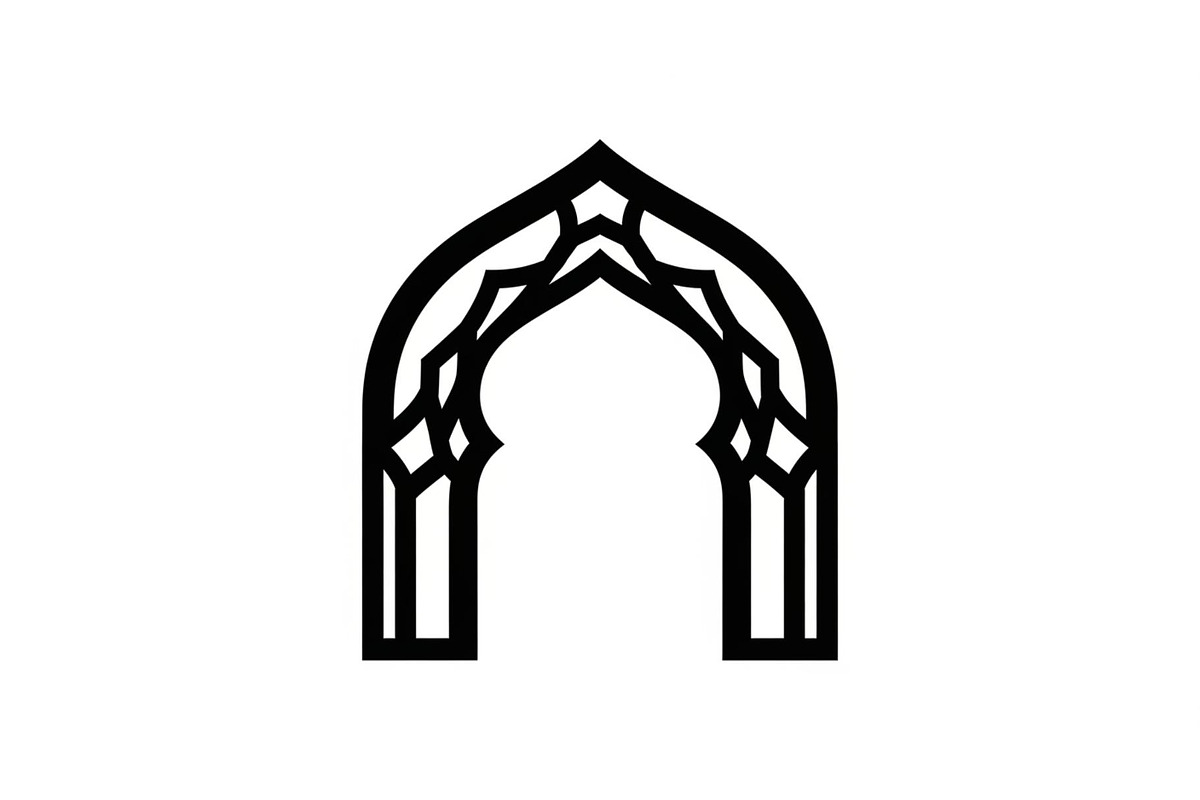 Islamic Arch Window Vector Bundle, an Illustration by yasushie (Photo 44 of 51)