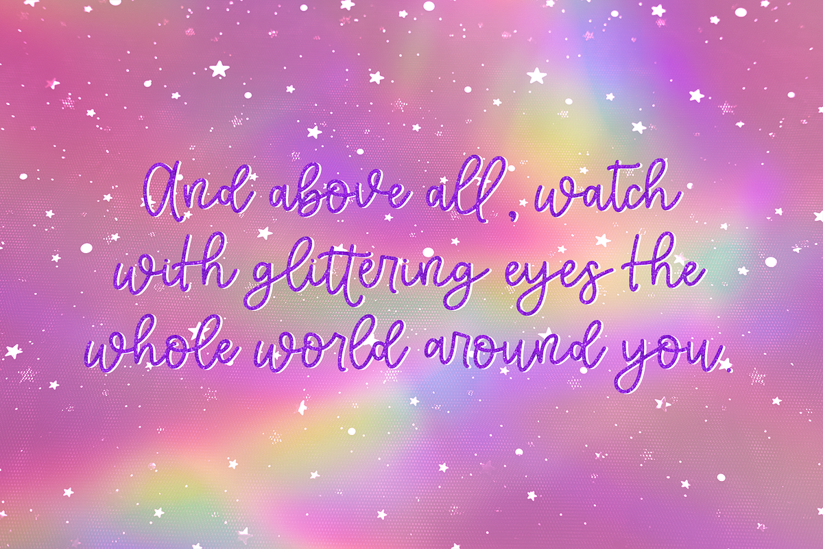 Starwish Script, a Script Font by Beck McCormick (Photo 7 of 10)