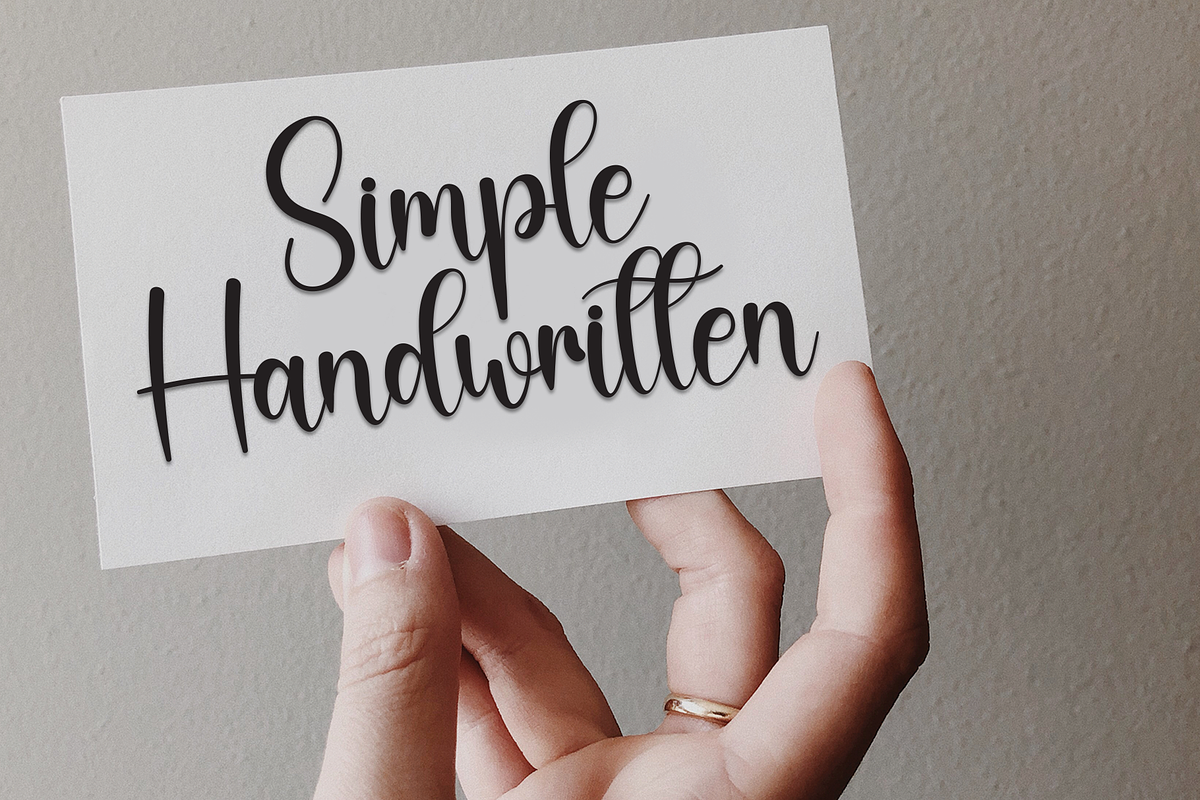 Bookish | Script Font, a Handwritten Font by Scratchones (Photo 5 of 8)