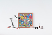 Funny Doodle Square Advent Calendar, a Decorative Illustration by RabbitAndPencil (Thumbnail 5 of 5)
