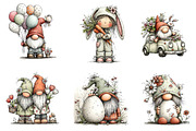 Cute Easter Gnomes Clipart, an Illustration by CreationArt (Thumbnail 4 of 6)