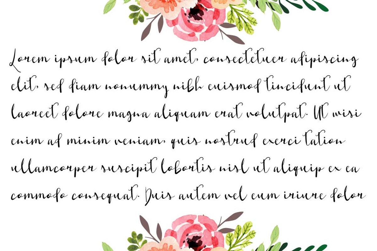 Shaktira Font preview 2