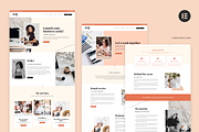 Feminine WordPress Theme Elementor, a WordPress Template by Liw studio (Thumbnail 2 of 8)