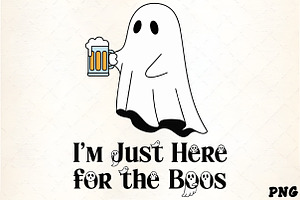 I’m Just Here for the Boos Quote, an Illustration by CrexoraLab