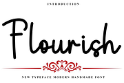 Flourish, a Handwritten Font by InermediaSTUDIO (Thumbnail 1 of 8)