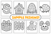 Easter Dot Markers Activity Book, a Seasonal Illustration by Craftsbeefy (Thumbnail 2 of 4)
