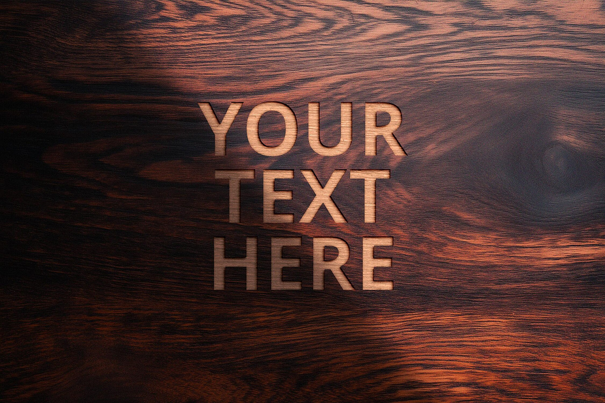 Vintage Woodcut Text Template, a Layer Style Add-On by Design Squad (Photo 4 of 5)