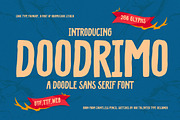 Doodrimo, a Handwritten Font by graphicook (Thumbnail 1 of 10)