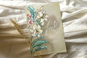 Vintage Garden Flowers, a Decorative Illustration by Evenif (Thumbnail 15 of 22)